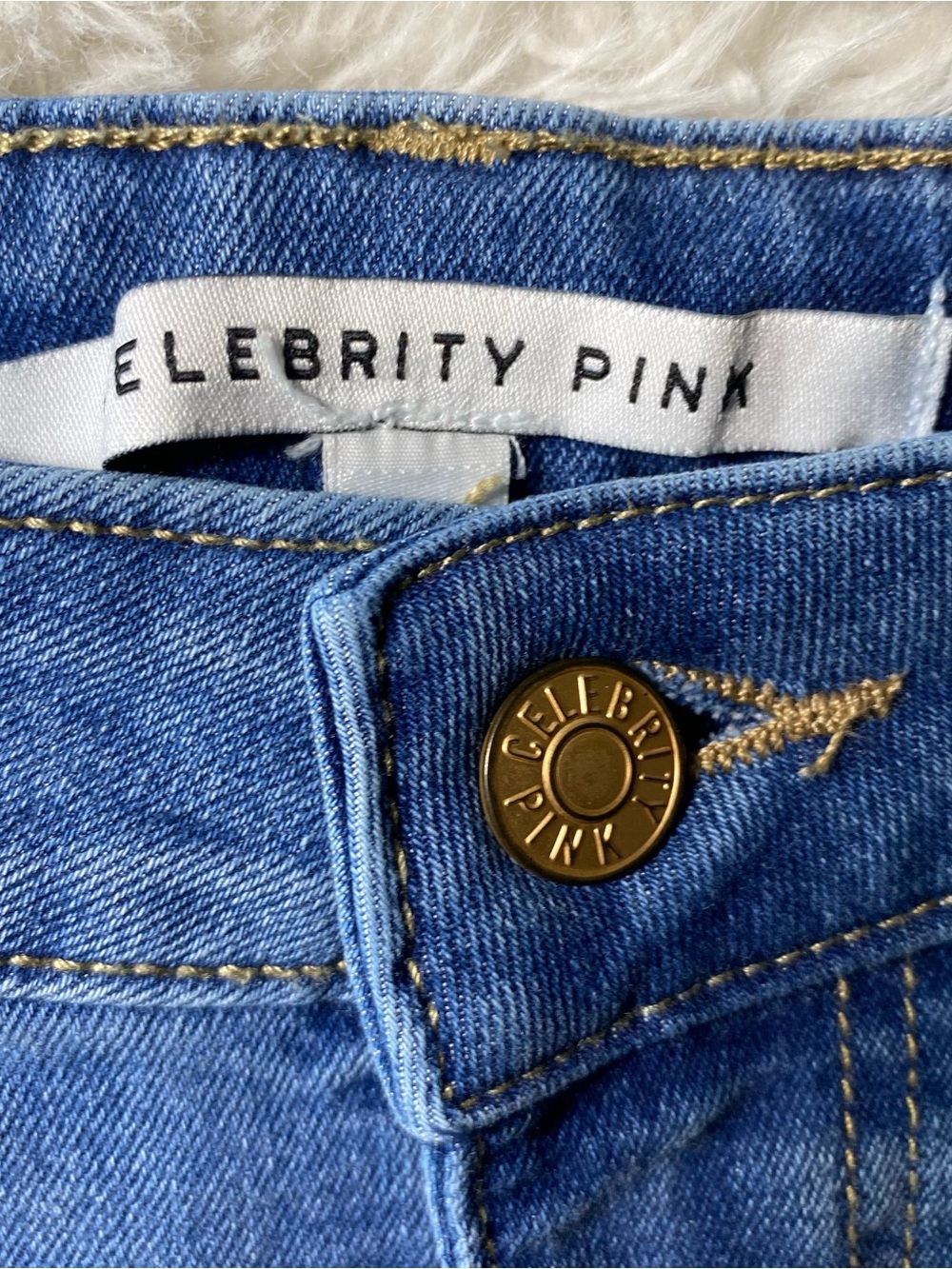 Celebrity Pink Medium Blue Flare Jeans - Picture 2 of 8